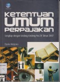 KETENTUAN UMUM PERPAJAKAN