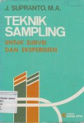 Teknik Sampling Untuk Survei dan Eksperimen