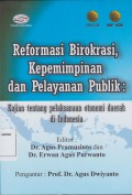 Reformasi Birokrasi, Kepemimpinan dan Pelayanan Publik