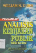 ANALISA KEBIJAKAN PUBLIK