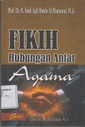 FIQIH HUBUNGAN ANTAR AGAMA