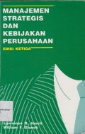 Manajemen Strategis dan kebijakan perusahaan