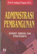 Adminstrasi Pembangunan