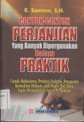 CONTOH CONTOH PERJANJIAN YANG BANYAK DIPERGUNAKAN DALAM PRAKTIK