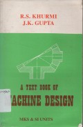 A TEXT BOOK OF MACHINE DESIGN