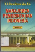 MANAJEMEN PEMERINTAHAN INDONESIA