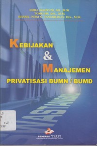 Image of Kebijakan & Manajemen Privatisasi BUMN/BUMD