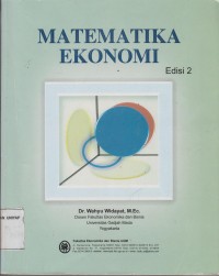 Image of Matematika Ekonmi edisi 2