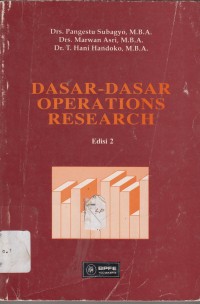 Image of DASAR-DASAR OPERATIONS RESEARCH