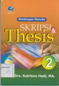 Image of Bimbingan Menulis Skripsi  & Thesis 2