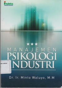 Manajemen Psikologi Industri