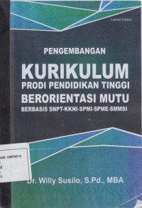 Image of Pengembangan Kurikulum Prodi Pendidikan Tinggi Berorientasi Mutu