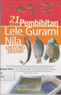 Image of 21 Hari Pembibitan Lele, Gurami, Nila Untung Besar