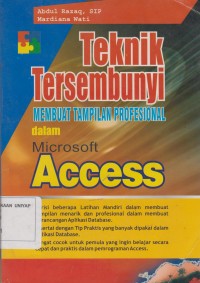 Image of TEKNIK TERSEMBUNYI MEMBUAT TAMPILAN PROFESIONAL DALAM MICROSOFT ACCESS