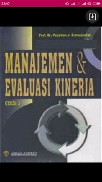 Image of MANAJEMEN & EVALUASI KINERJA