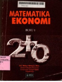Image of Matematika Ekonomi 
matematika ekonomi