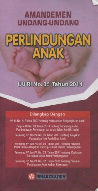 Image of AMANDEMEN UNDANG UNDANG PERLINDUNGAN ANAK