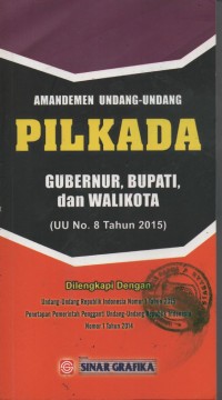 Image of AMANDEMEN UNDANG UNDANG PILKADA