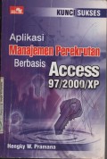 Aplikasi Manajemen Perekrutan Berbasis Access 97/2000/XP