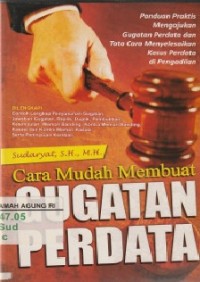 Image of Cara mudah membuat gugatan perdata