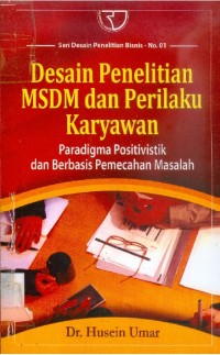 Image of DESAIN PENELITIAN MSDM DAN PERILAKU KARYAWAN