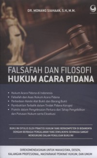 Image of FALSAFA DAN  FILOSOFI HUKUM ACARA PIDANA