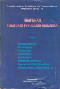 Image of Himpunan Peraturan Perundang-undangan