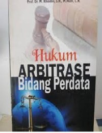 Image of Hukum Arbitrase : Bidang Perdata
