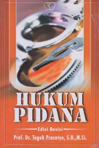 Image of HUKUM PIDANA edisi revisi