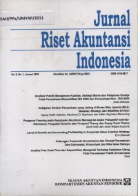 Image of Jurnal Riset Akuntansi Indonesia
