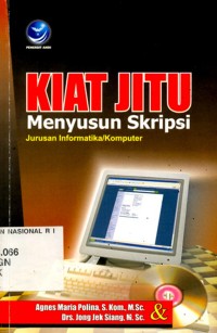 Image of KIAT JITU MENYUSUN SKRIPSI JURUSAN INFORMATIKA/KOMPUTER