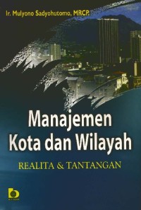 Image of MANAJEMEN KOTA DAN WILAYAH