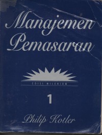 Image of MANAJEMEN PEMASARAN 1 EDISI MILENIUM