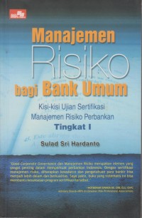 Image of MANAJEMEN RISIKO BAGI BANK UMUM