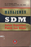 Manajemen SDM dalam Organisasi Publik dan Bisnis
