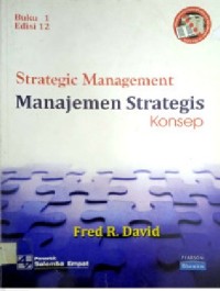 Image of MANAJEMEN STRATEGIS  KONSEP BUKU 1