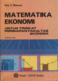 Image of MATEMATIKA EKONOMI