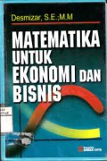 MATEMATIKA UNTUK EKONOMI DAN BISNIS