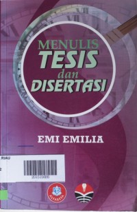 Image of Menulis Tesis dan Disertasi