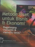 METODE RISET UNTUK BISNIS DAN EKONOMI