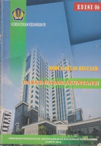 Image of MODUL KELAS REGULER : DASAR DASAR AKUNTANSI