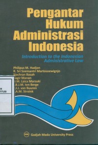 Image of Pengantar Hukum Administrasi indonesia