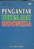 Pengantar Hukum Adat indonesia