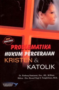 Image of Problematika hukum perceraian kristen & katolik