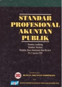 Image of Standar Profesional Akuntan Publik Per 1 Agustus 1994