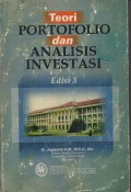 TEORI PORTOFOLIO DAN ANALISIS INVESTASI EDISI 3