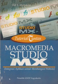 Image of TUTORIAL TUNTAS MACROMEDIA STUDIO MX