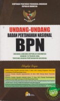 Undang-Undang Badan Pertanahan Nasional BPN