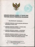 UNDANG  UNDANG NO.15 TAHUN 2006