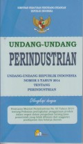 UNDANG UNDANG PERINDUSTRIAN